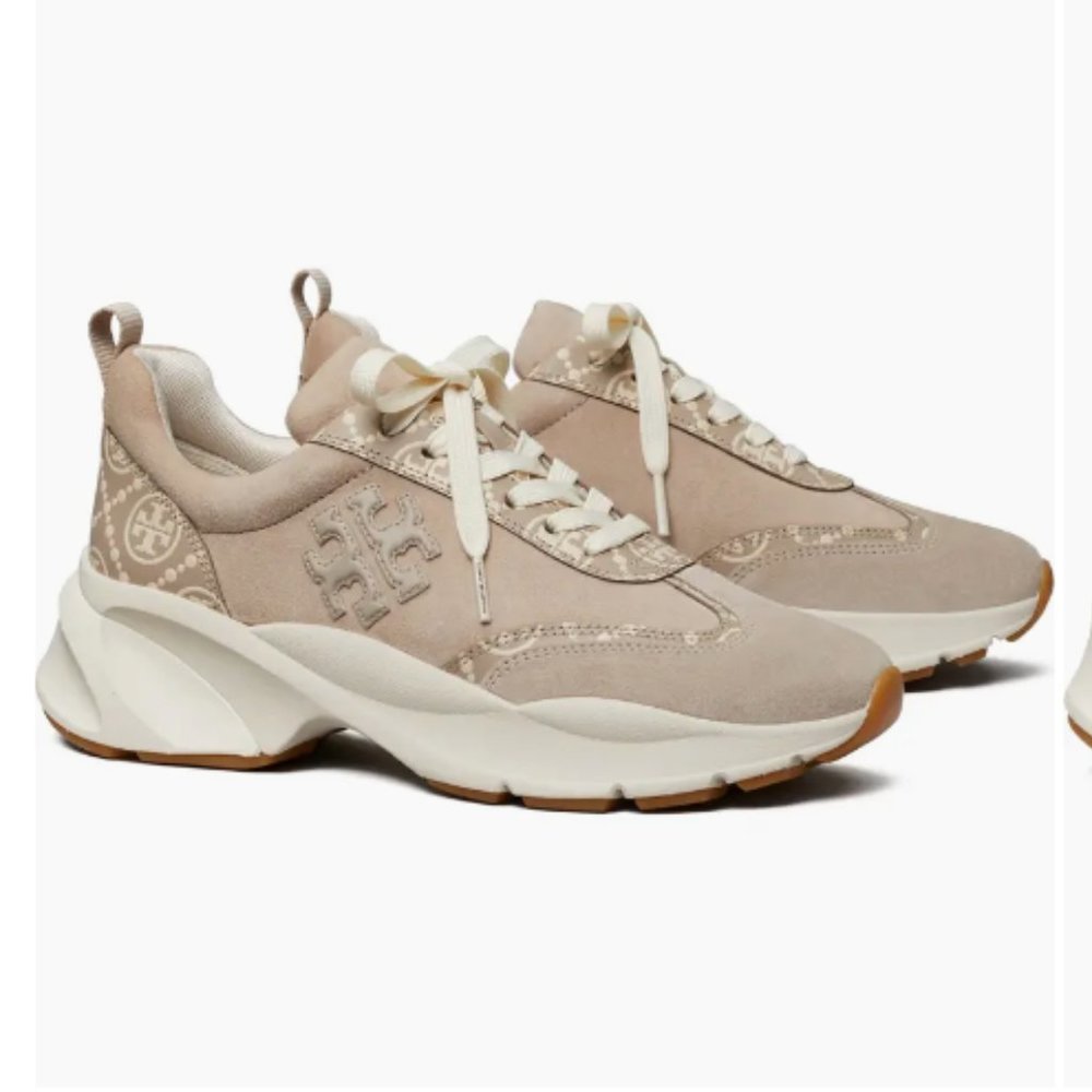 Tory Burch T Monogram Good Luck Trainer Sneaker
